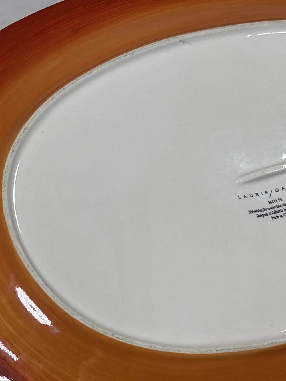 Laurie Gates Santa Fe oval serving platter 16”x11.5”